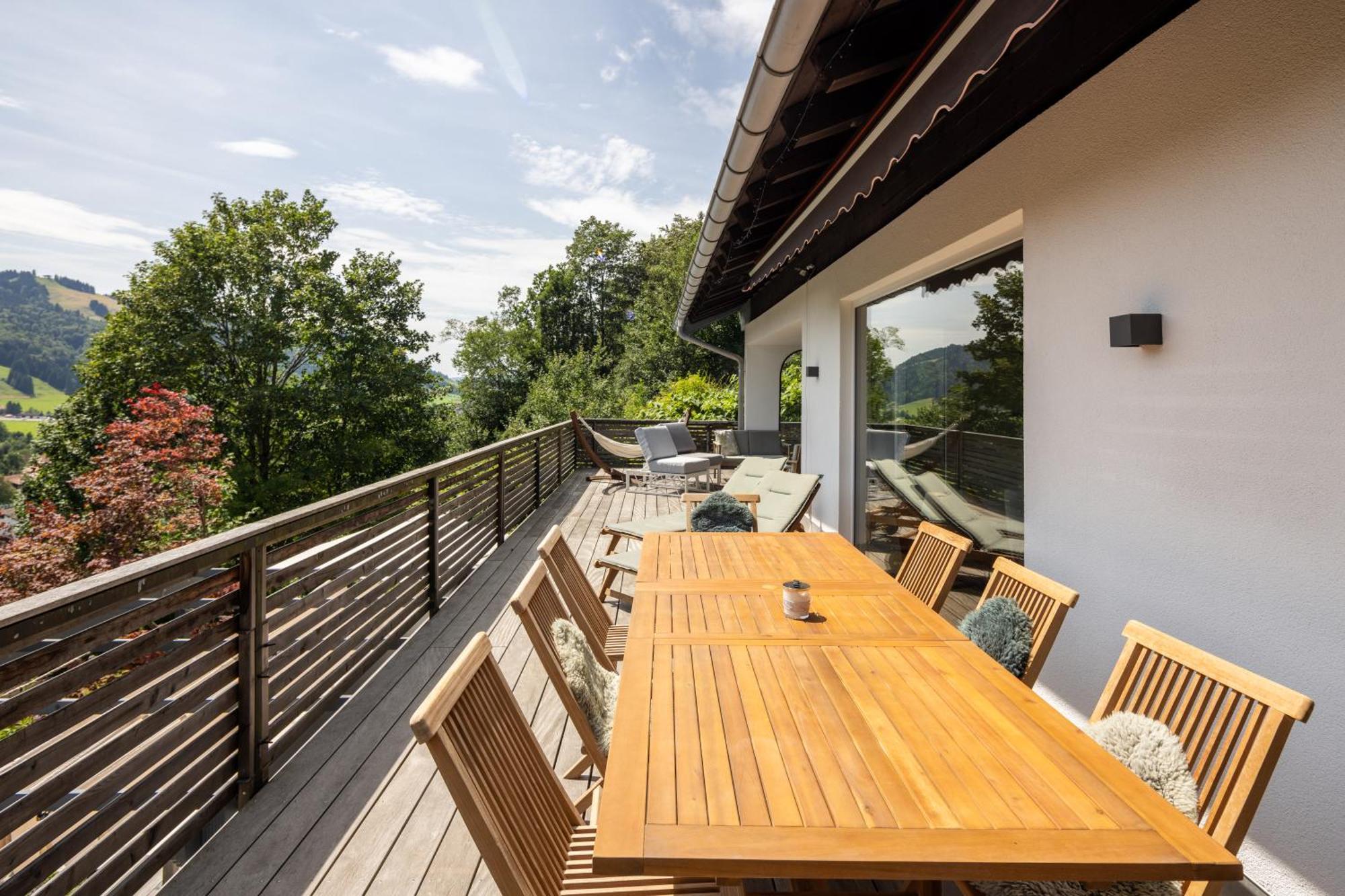 Вилла Wald Lounge Оберштауфен Экстерьер фото