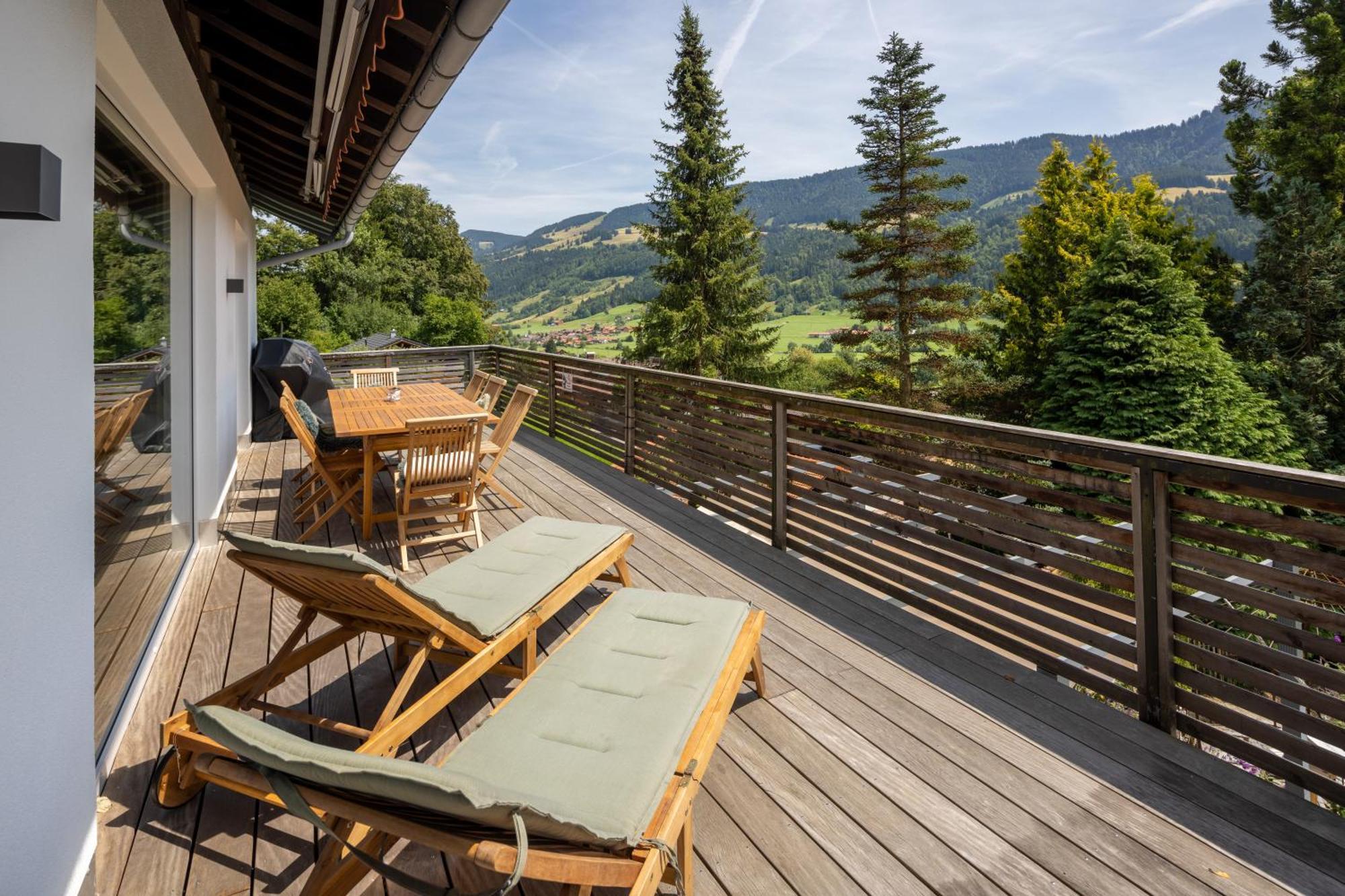 Вилла Wald Lounge Оберштауфен Экстерьер фото