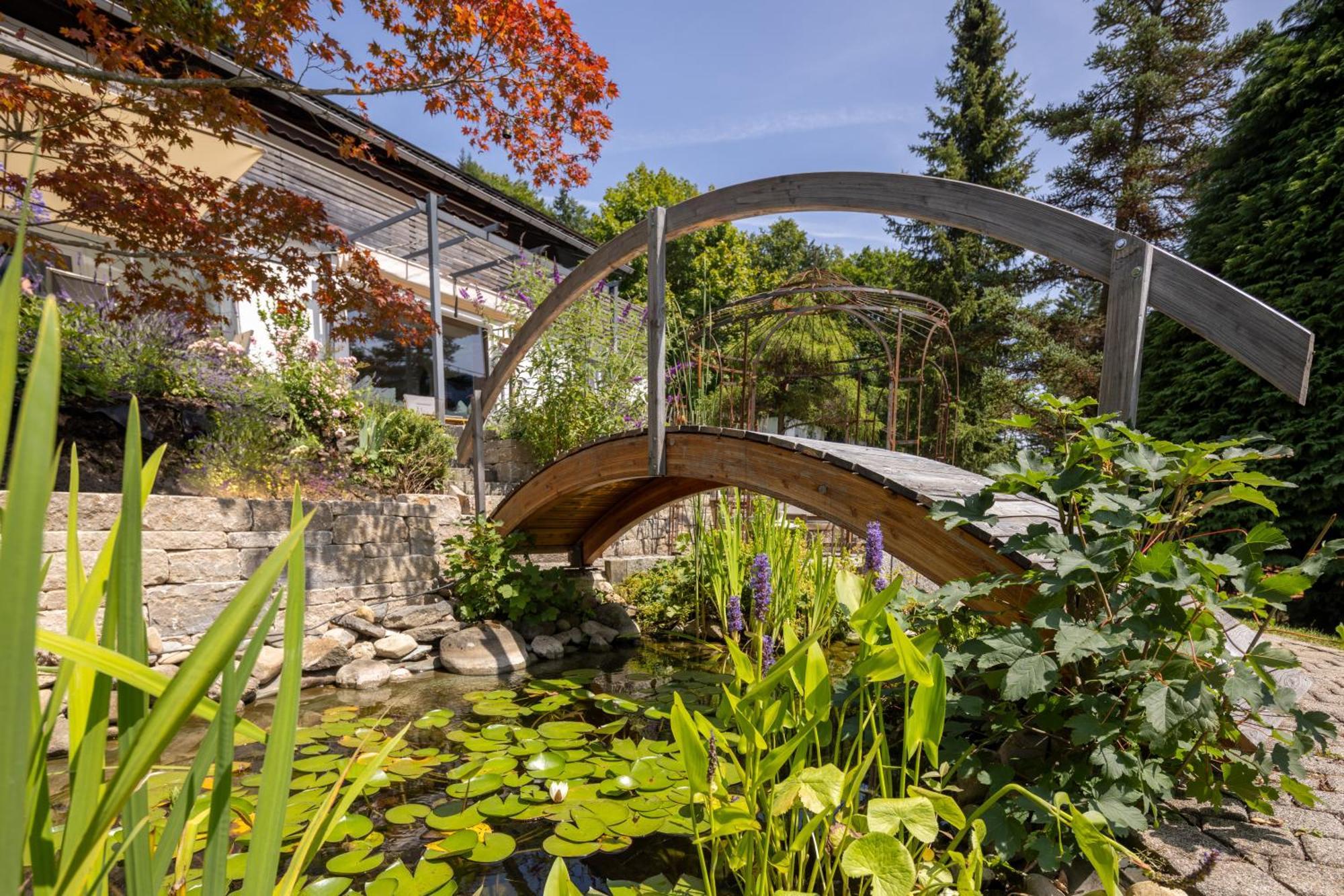 Вилла Wald Lounge Оберштауфен Экстерьер фото